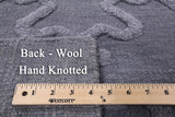Grey Flat Weave Moroccan Wool Rug - 6' 1" X 9' 1" - Golden Nile