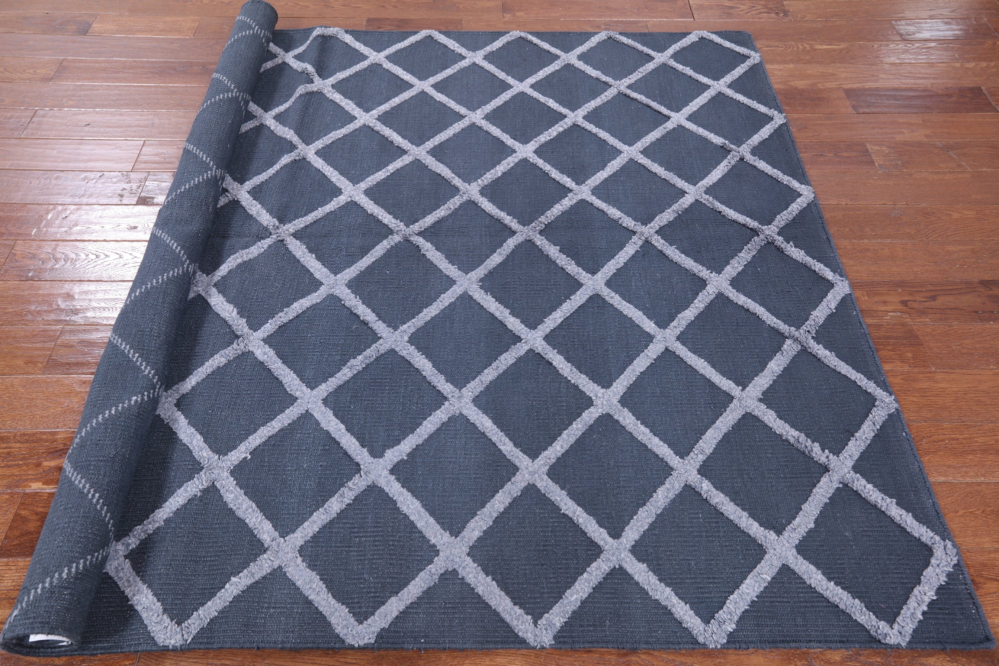 Moroccan Handmade Wool Rug - 6' 1" X 9' 1" - Golden Nile