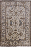 Oriental Oushak Off-White Rug 6 X 9 - Golden Nile