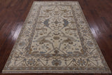 Oriental Oushak Off-White Rug 6 X 9 - Golden Nile