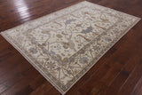 Oriental Oushak Off-White Rug 6 X 9 - Golden Nile