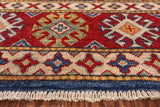 Multi-Color Kazak 6 X 9 Rug - Golden Nile