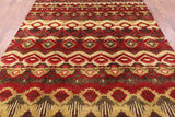 Ikat Handmade Wool Area Rug - 8' 1" X 10' 1" - Golden Nile