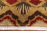 Ikat Handmade Wool Area Rug - 8' 1" X 10' 1" - Golden Nile