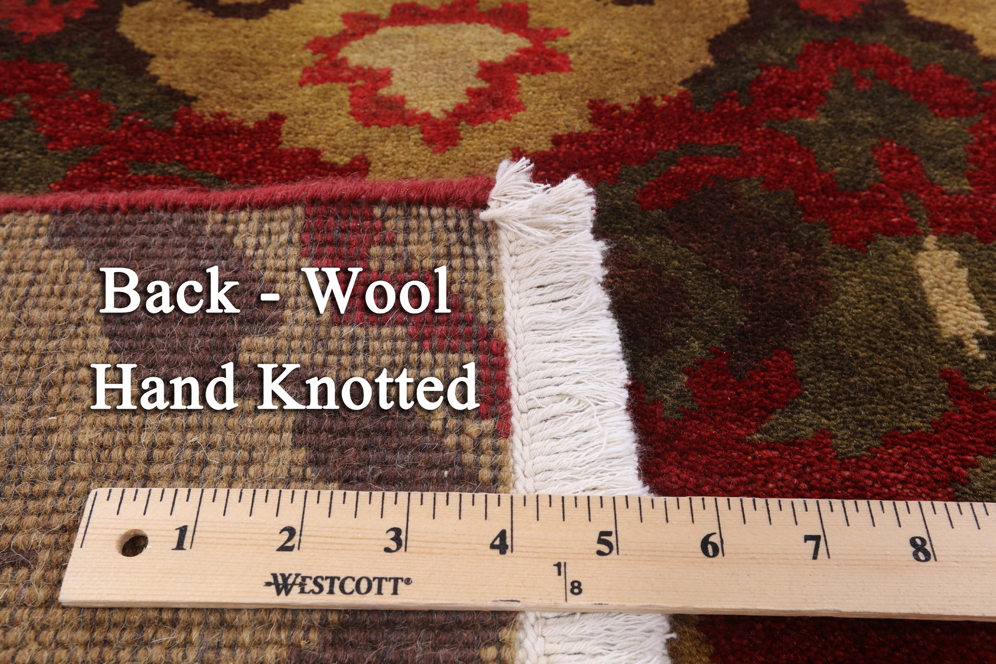Ikat Handmade Wool Area Rug - 8' 1" X 10' 1" - Golden Nile