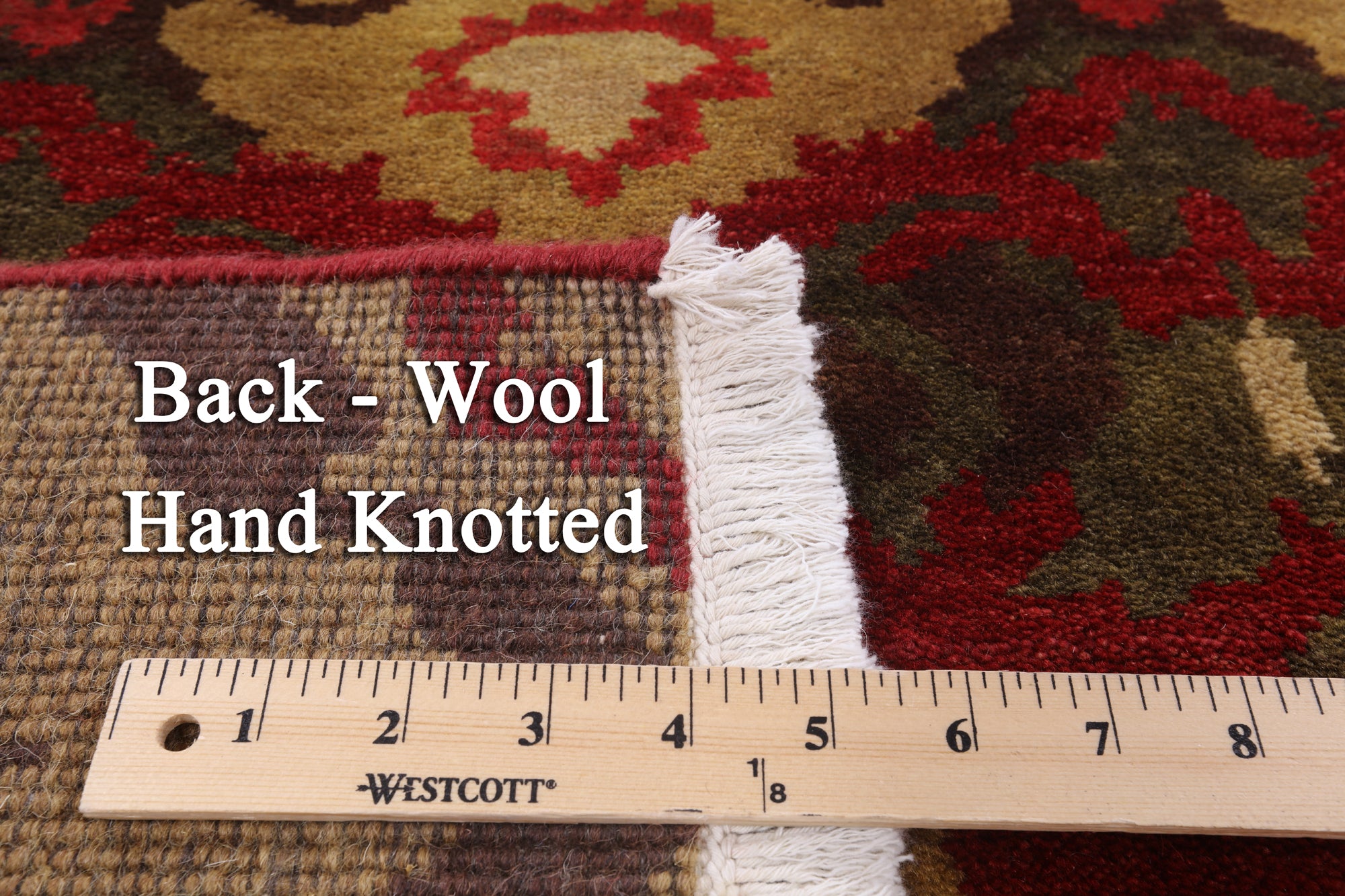Ikat Handmade Wool Area Rug - 8' 1" X 10' 1" - Golden Nile