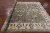 Oushak Hand Knotted Rug - 8' 1" X 9' 6" - Golden Nile