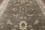 Oushak Hand Knotted Rug - 8' 1" X 9' 6" - Golden Nile