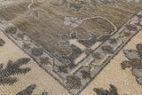 Oushak Hand Knotted Rug - 8' 1" X 9' 6" - Golden Nile