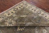 Oushak Hand Knotted Rug - 8' 1" X 9' 6" - Golden Nile