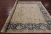 Oushak Hand Knotted Area Rug - 8' 2" X 9' 10" - Golden Nile