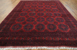 Oriental Wool On Wool Red Beljik Rug 8 X 11 - Golden Nile
