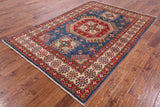 Super Kazak Area Rug - 5' 9" X 8' 5" - Golden Nile