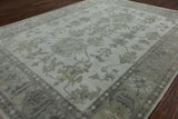 Turkish Oushak 9 X 12 Ivory Rug - Golden Nile