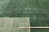 Persian Overdyed Handmade Wool Rug - 9' 4" X 12' 7" - Golden Nile