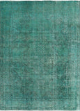 10 X 13 Green Oriental Over-dyed Rug - Golden Nile