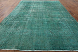 10 X 13 Green Oriental Over-dyed Rug - Golden Nile