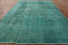 10 X 13 Green Oriental Over-dyed Rug - Golden Nile