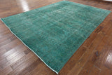 10 X 13 Green Oriental Over-dyed Rug - Golden Nile