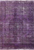 Purple 8 X 11 Oriental Over-dyed Rug - Golden Nile