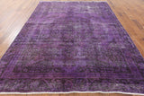 Purple 8 X 11 Oriental Over-dyed Rug - Golden Nile