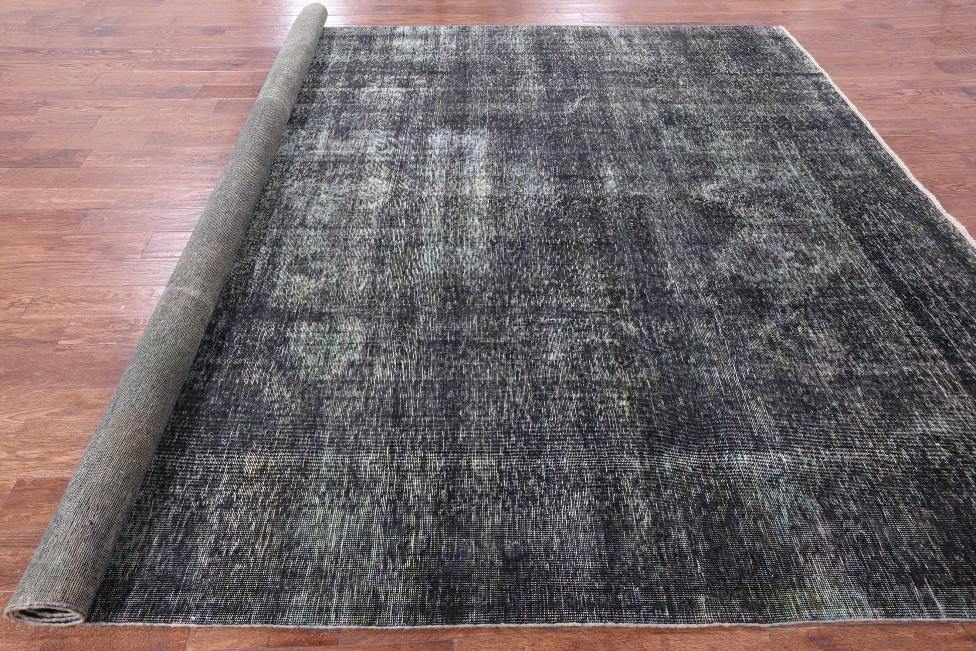 Persian Overdyed Handmade Wool Rug - 9' 6" X 12' 3" - Golden Nile