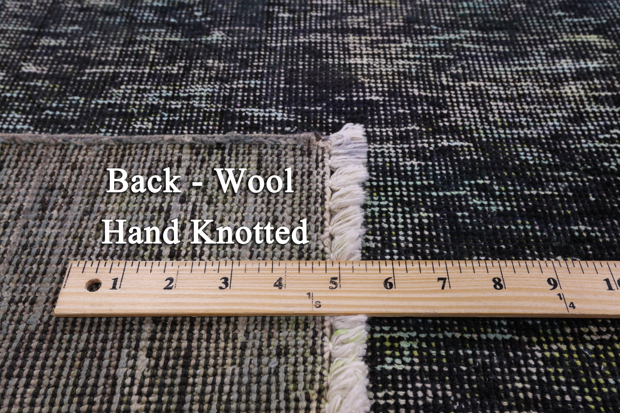 Persian Overdyed Handmade Wool Rug - 9' 6" X 12' 3" - Golden Nile