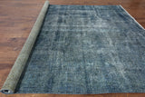 10 X 13 Blue Over-dyed Oriental Rug - Golden Nile