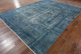 10 X 13 Blue Over-dyed Oriental Rug - Golden Nile