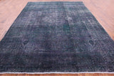 Persian Overdyed Handmade Wool Rug - 9' 7" X 12' 5" - Golden Nile