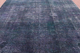 Persian Overdyed Handmade Wool Rug - 9' 7" X 12' 5" - Golden Nile