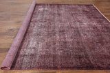 Overdyed Purple 9 X 13 Rug - Golden Nile