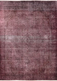 Overdyed Purple 9 X 13 Rug - Golden Nile