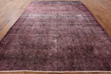 Overdyed Purple 9 X 13 Rug - Golden Nile