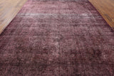 Overdyed Purple 9 X 13 Rug - Golden Nile