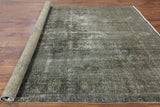 Dark Green 8 X 11 Over-dyed Rug - Golden Nile