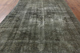 Dark Green 8 X 11 Over-dyed Rug - Golden Nile