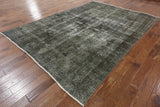 Dark Green 8 X 11 Over-dyed Rug - Golden Nile