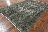 Dark Green 8 X 11 Over-dyed Rug - Golden Nile