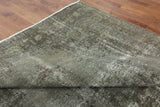 Dark Green 8 X 11 Over-dyed Rug - Golden Nile