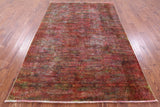 Persian Overdyed Hand Knotted Wool Rug - 6' 2" X 9' 1" - Golden Nile