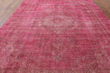 Over-dyed Pink Rug 9 X 12 - Golden Nile