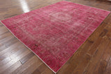 Over-dyed Pink Rug 9 X 12 - Golden Nile