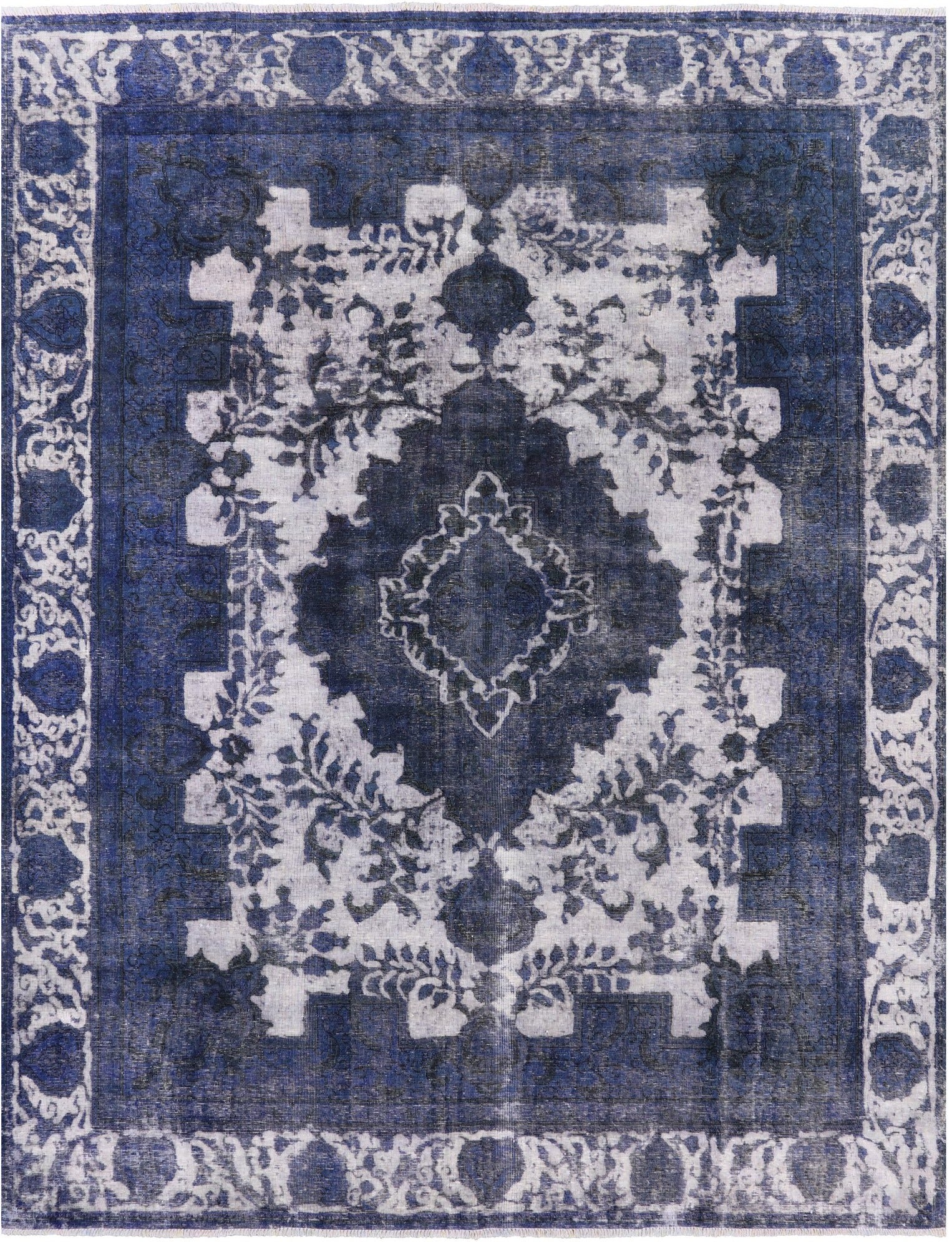 Persian Overdyed Handmade Wool Rug - 9' 5" X 11' 10" - Golden Nile