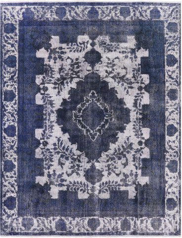 Persian Overdyed Handmade Wool Rug - 9' 5
