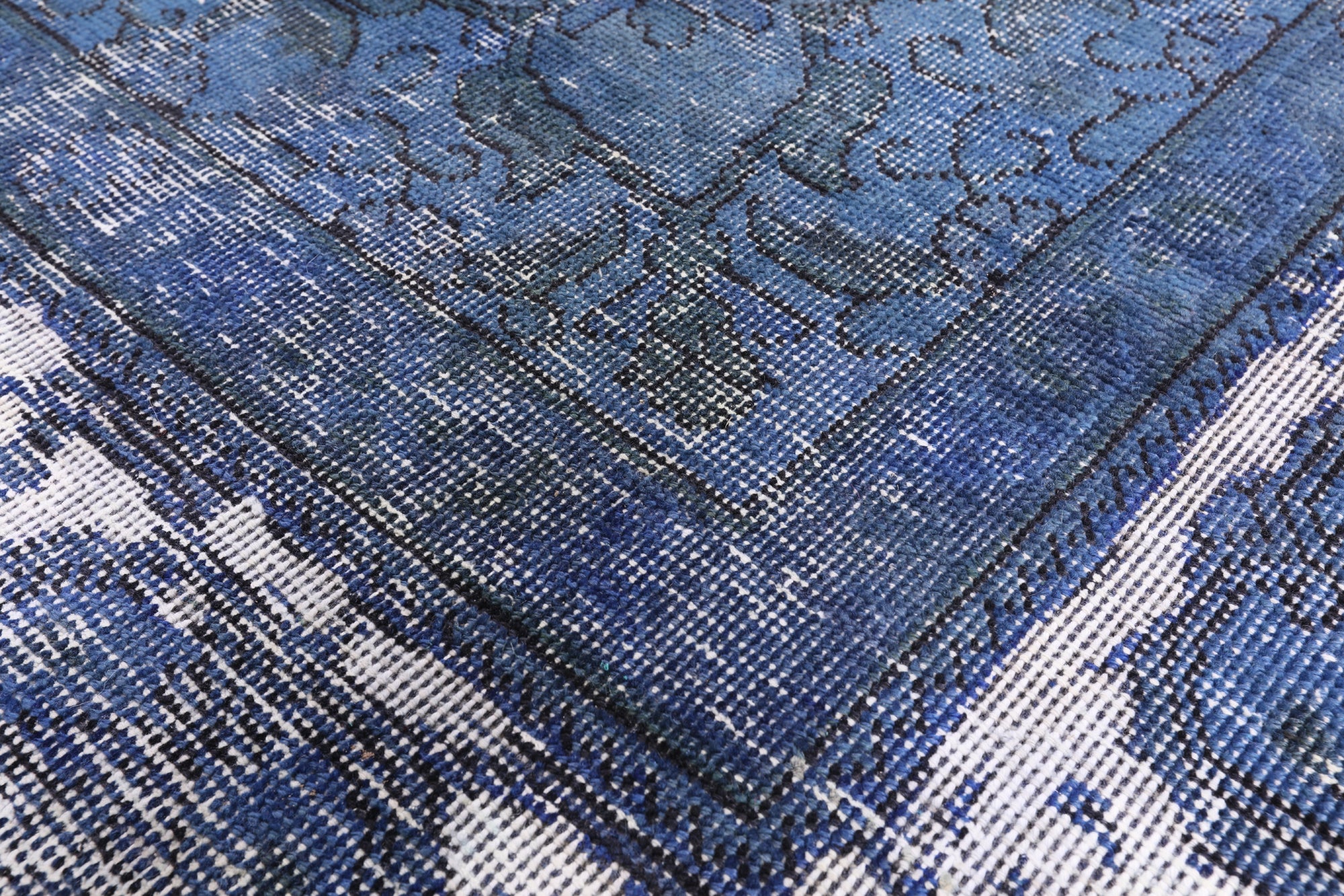Persian Overdyed Handmade Wool Rug - 9' 5" X 11' 10" - Golden Nile