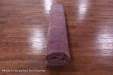 Purple Persian Overdyed Hand Knotted Wool Rug - 10' 2" X 12' 9" - Golden Nile