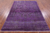 Persian Overdyed Veg Dyed Handmade Wool Rug - 6' 7" X 8' 10" - Golden Nile