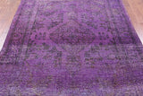 Persian Overdyed Veg Dyed Handmade Wool Rug - 6' 7" X 8' 10" - Golden Nile