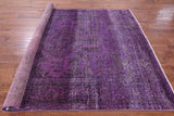 Persian Overdyed Veg Dyed Handmade Wool Rug - 6' 7" X 8' 10" - Golden Nile